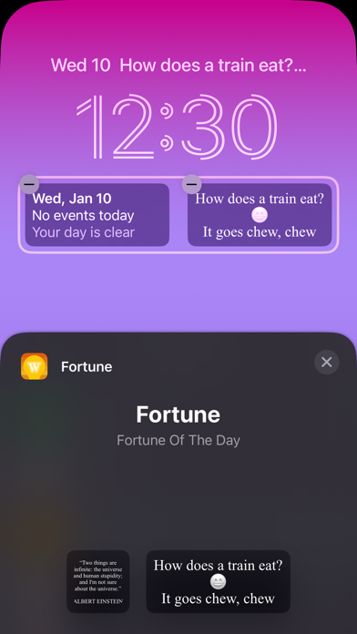 Fortune: quotes, wisdom, jokes Screenshot