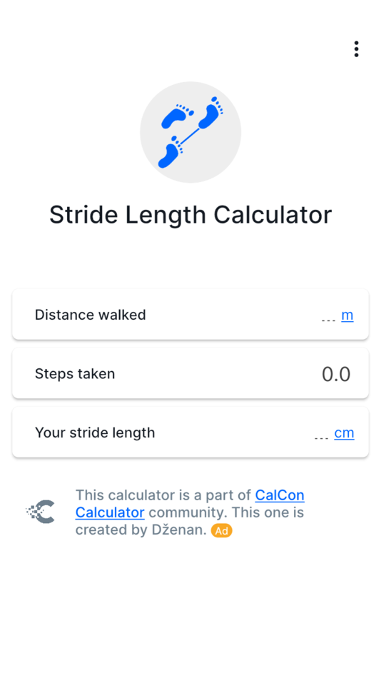 #1. Stride Length Calculator (iOS) 来自: Stage Coding
