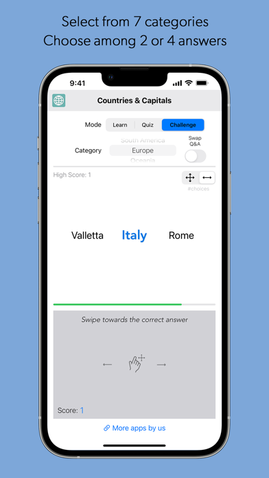 Screenshot #8 for Capitals & Countries - World