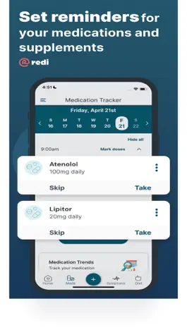 Game screenshot Redi Health: Track Meds & More apk