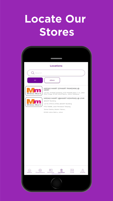 Midas e-Store Screenshot
