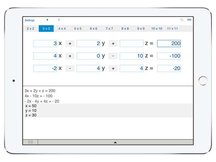 System NxN - system solver