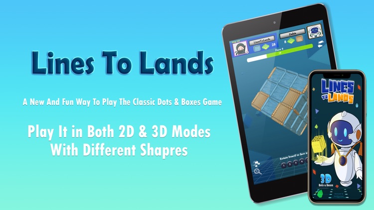 Lines To Lands:3D Dots & Boxes