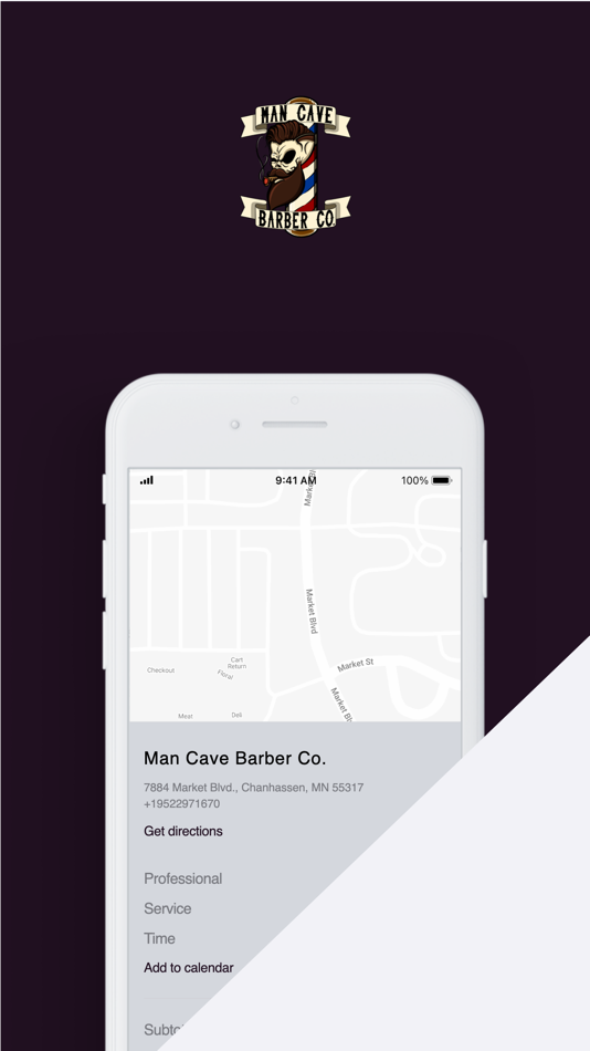 #1. Man Cave Barber Co. (iOS) 由: Man Cave Barber Co.