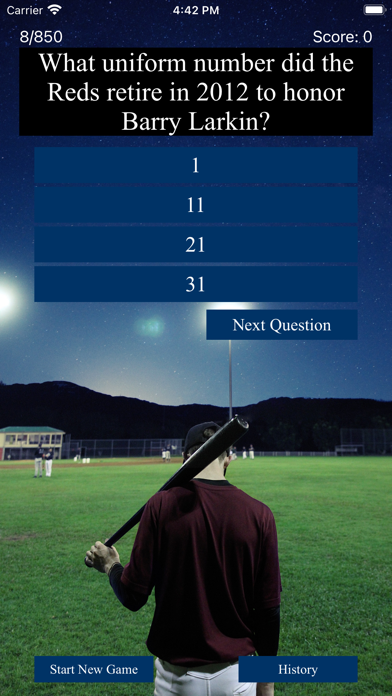 Baseball Trivia Pro Screenshot
