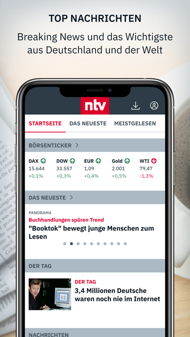 ntv Nachrichten Screenshot