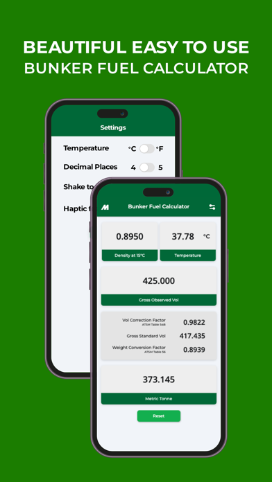 MMS - Bunker Fuel Calculator Screenshot