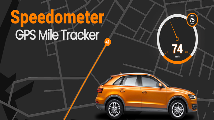 Speedometer and GPS Mile Tracker
