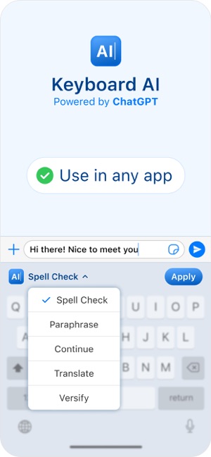 Keyboard AI on the App Store