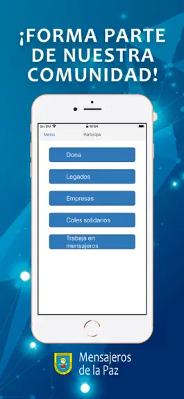 Game screenshot Mensajeros de la Paz apk