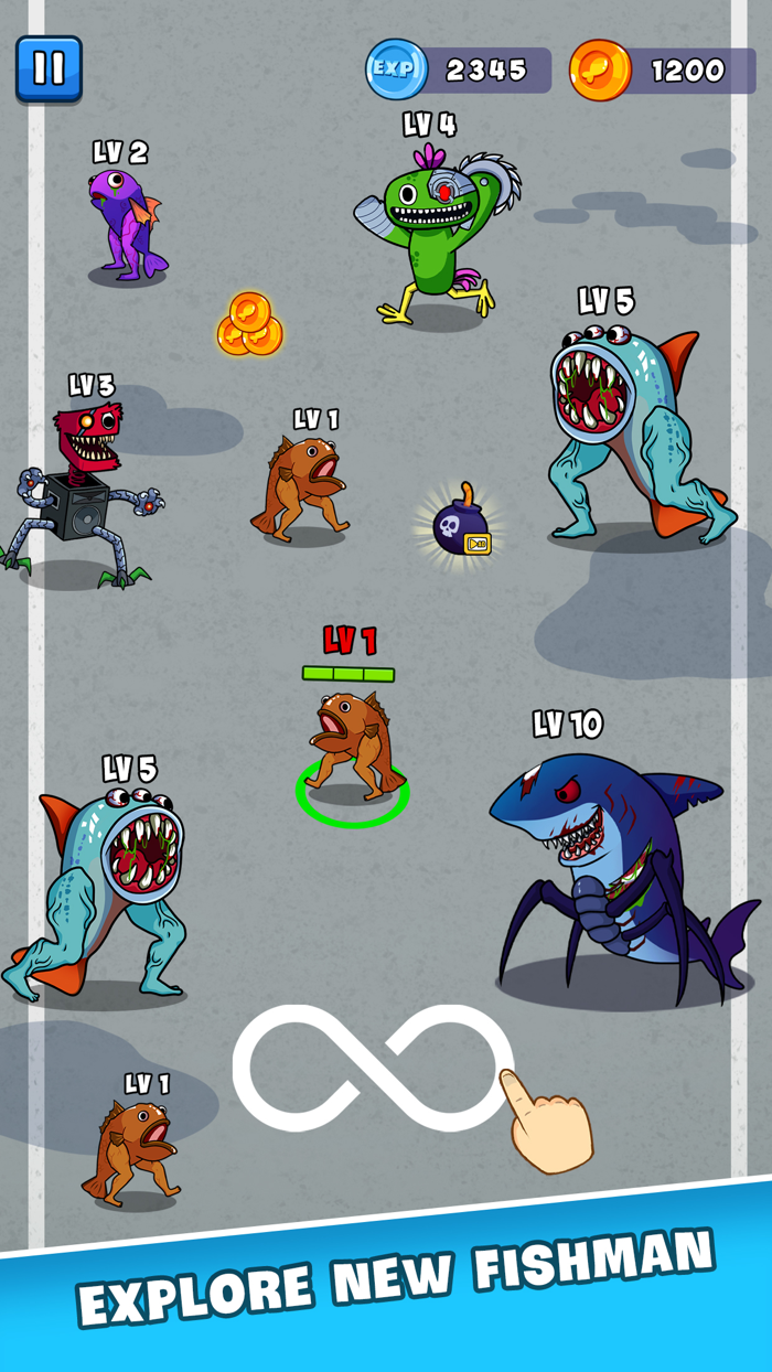 The Fishman Monster Evolution