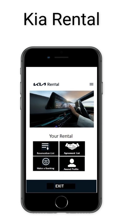Kia Rental Screenshot