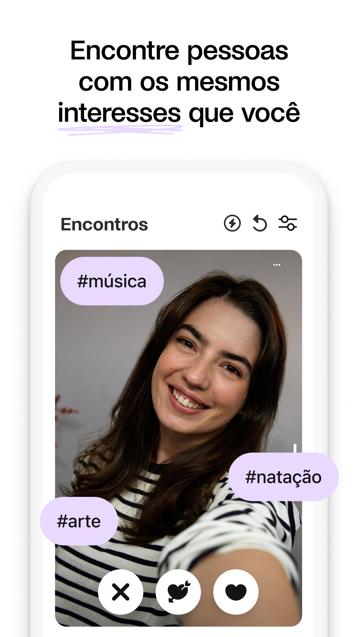 Screenshot do app Badoo: Encontros. Namoro. Chat