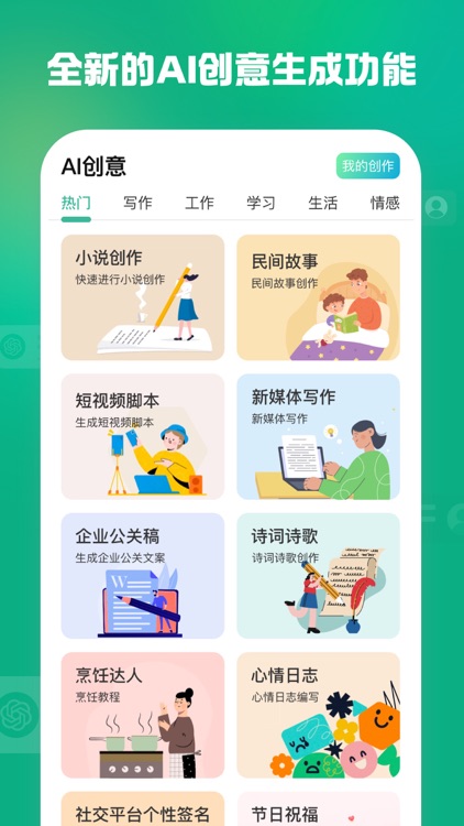 TopChat AI - 聊天写作智能问答机器人