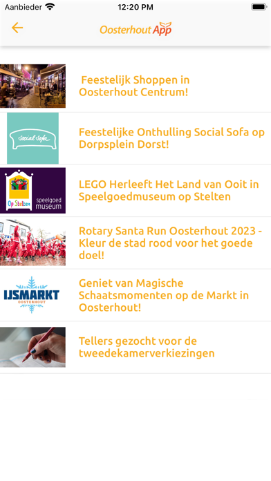 De OosterhoutApp Screenshot
