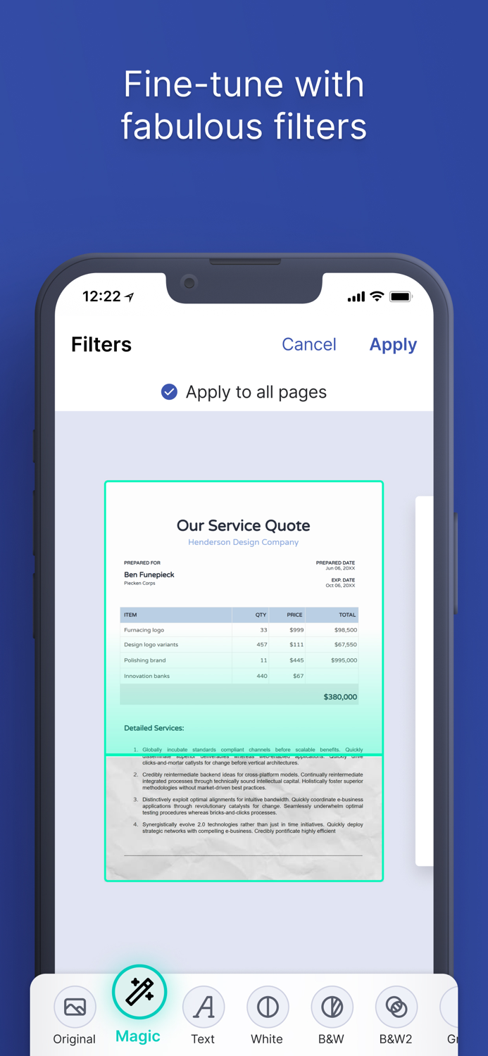 Easy Scanner Camera to PDF