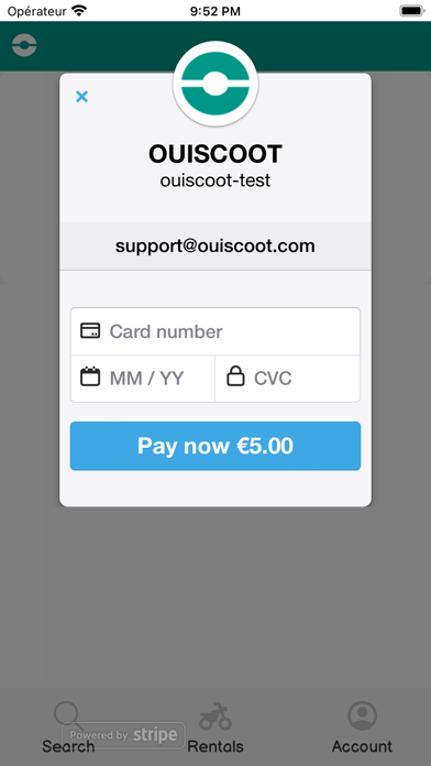 OuiScoot - Scooter rental Screenshot
