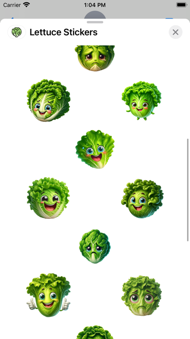 Screenshot #2 pour Lettuce Stickers