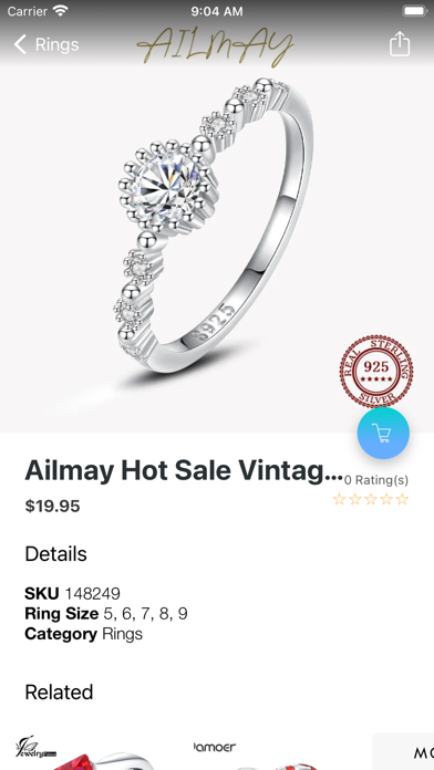 Fashion Jewelry Shopping Shop Screenshot