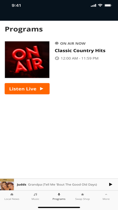 WFTG 1400 AM and 106.9 FM Screenshot