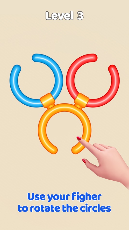 #1. Rotate Ring - Unlock Circle 3D (iOS) By: Hangzhou Mofun Interactive Technology Co., Ltd