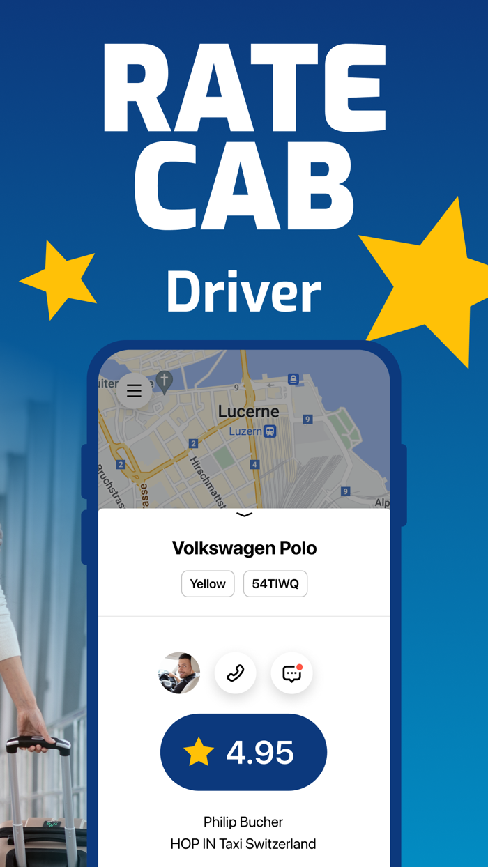 HOP IN Book Taxi Switzerland