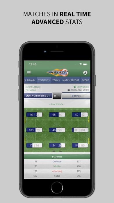 Virtuafoot Football Manager Screenshot