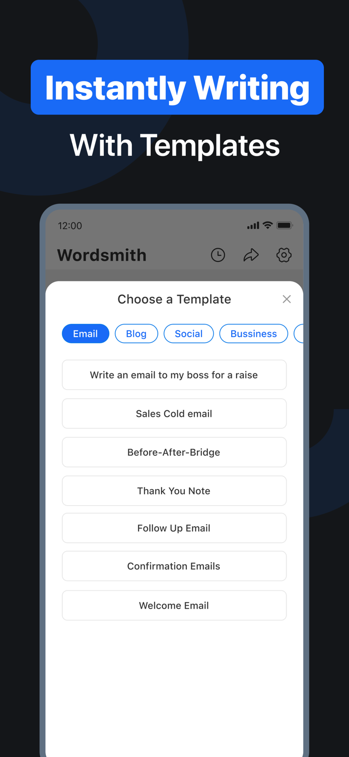 Wordsmith AI Writing Helper