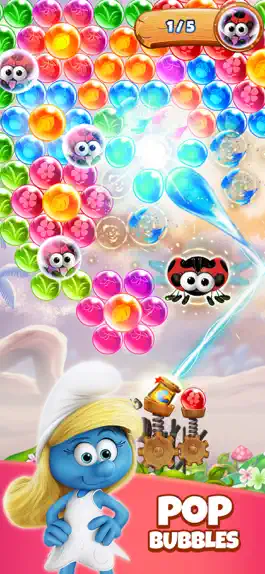 Game screenshot Smurfs Bubble Shooter Game mod apk