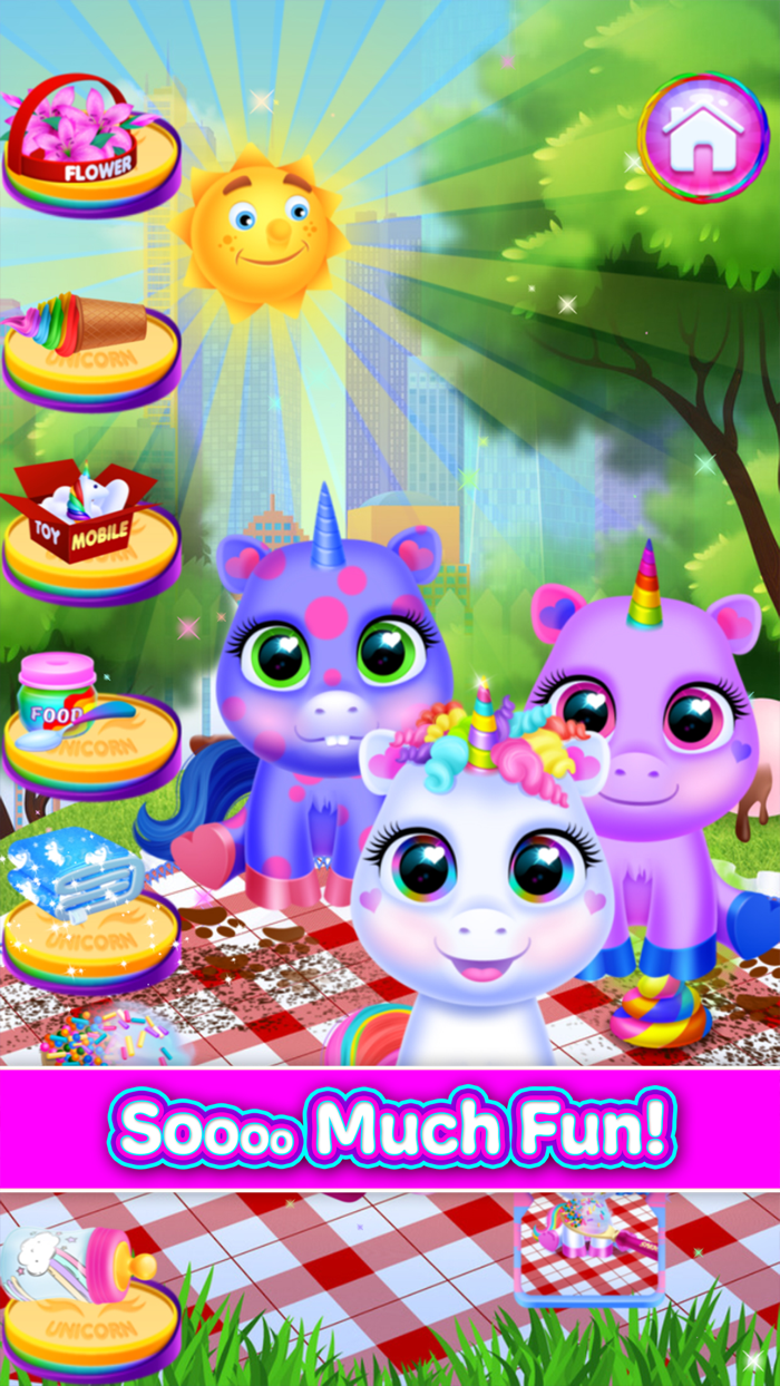 Unicorn Mommy Baby Pet Games