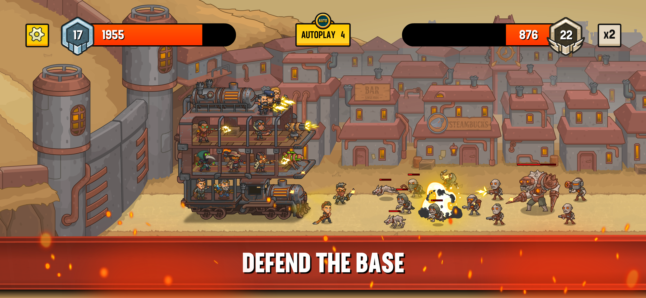 Steampunk Camp Defense