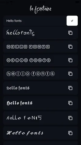 Game screenshot Cool Fonts for Social Media apk