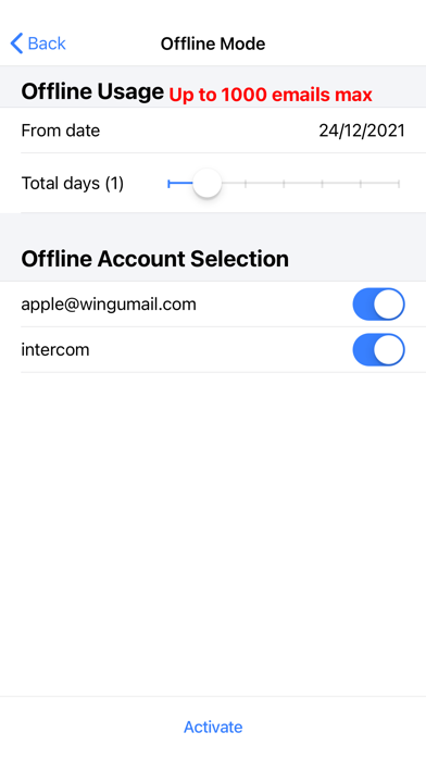 WinguMail Screenshot