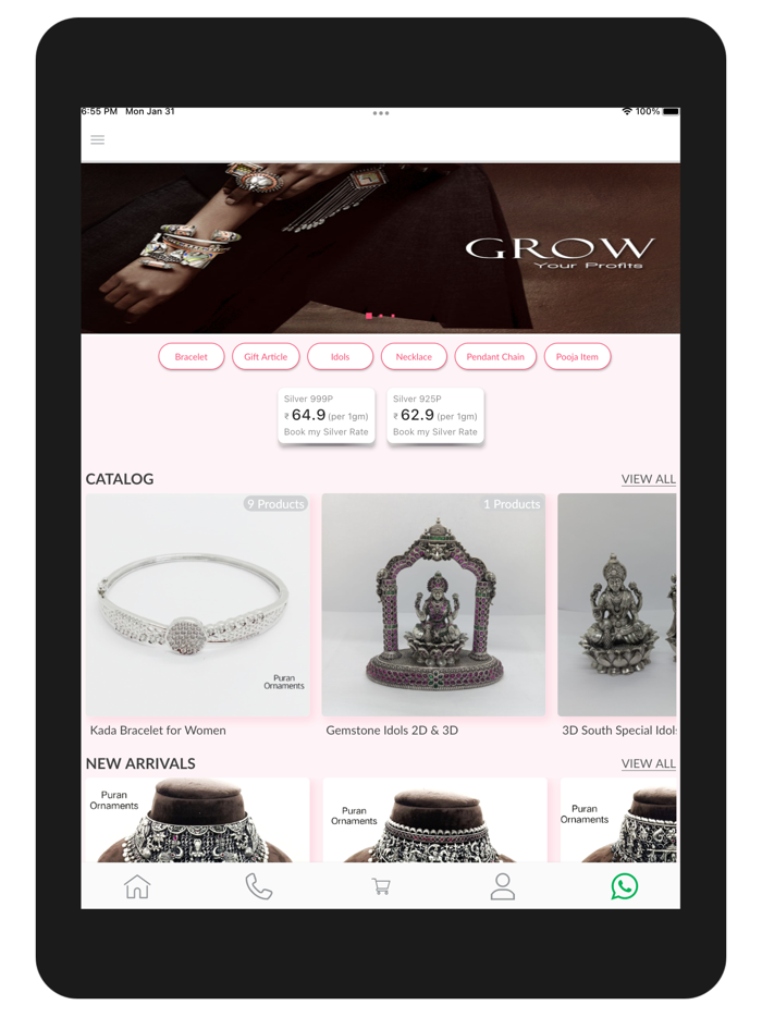 Puran Ornaments Silver Jewelry