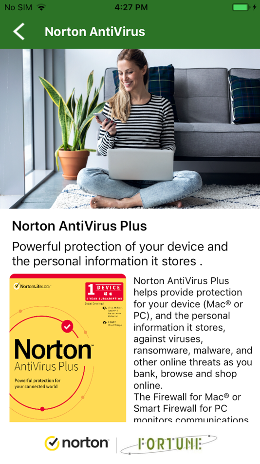 #8. Sales Engineer-Norton (iOS) 由: Fortune Marketing Private Limted