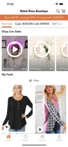 Rebel Rose Boutique screenshot #2 for iPhone