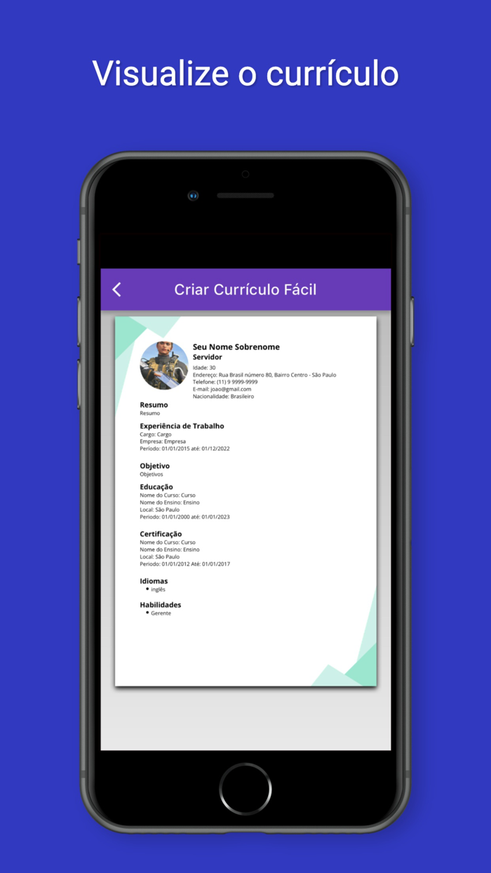 Meu Currículo Fácil e Simples
