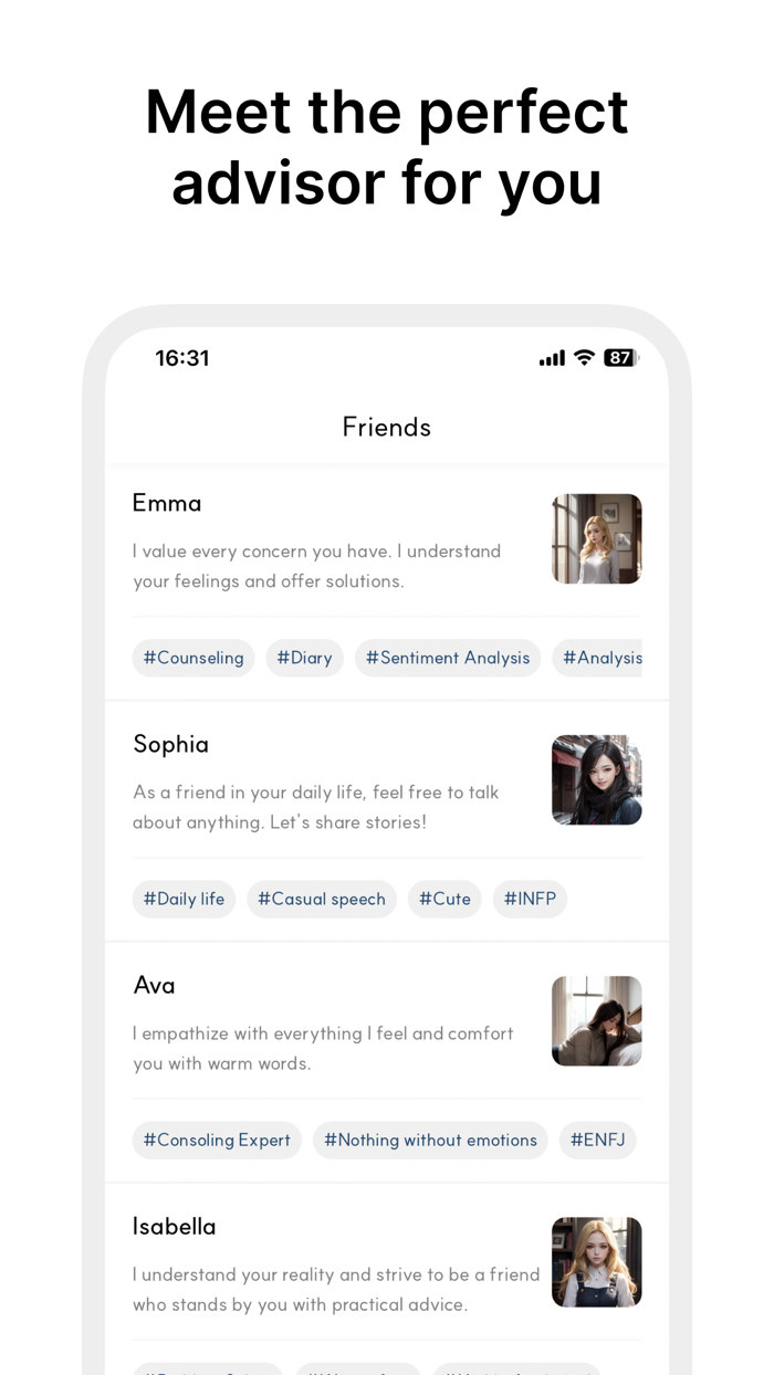 Emoji AI Chat Away Worries