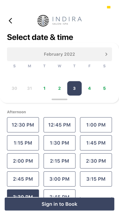 Indira Salon Spa Screenshot