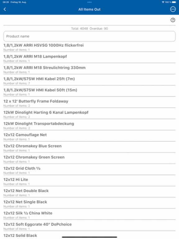 Screenshot #6 pour ARRI Rental ARTS
