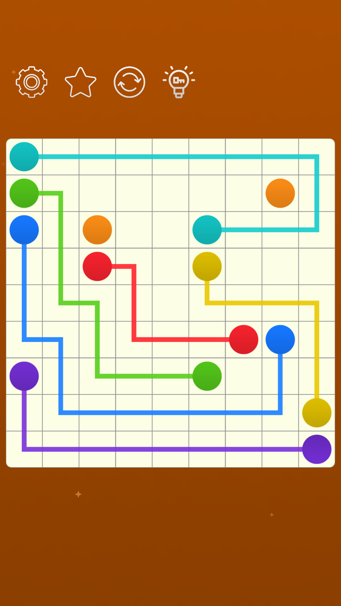 Connect Dots Without Crossing