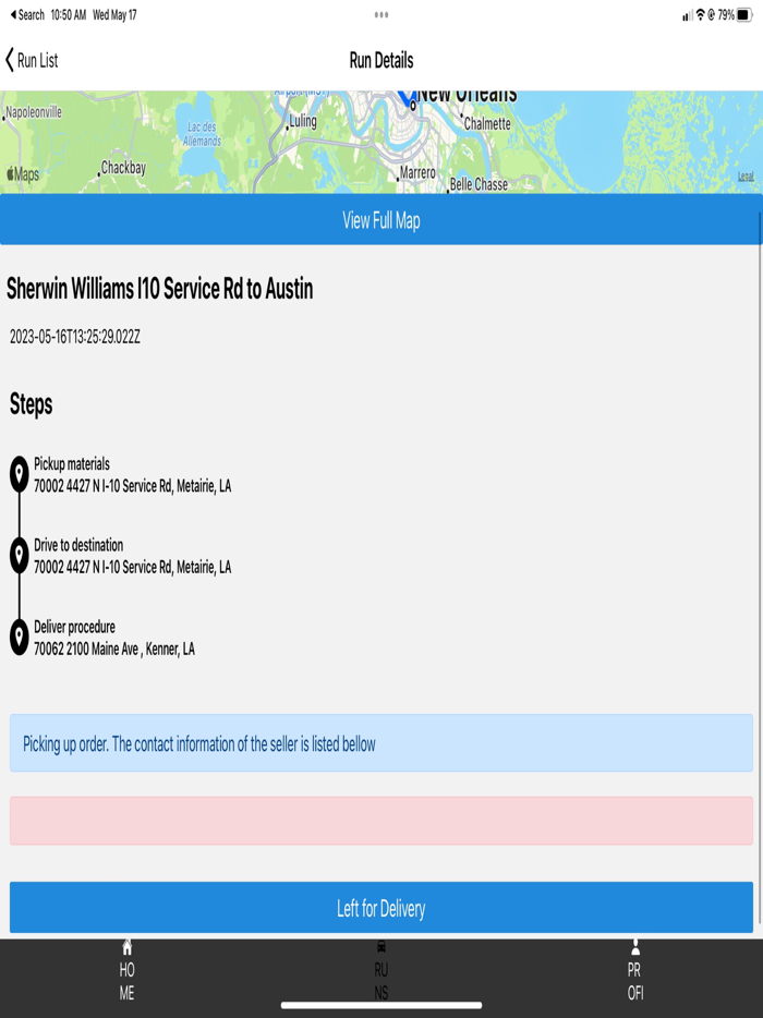 Construction Run Driver