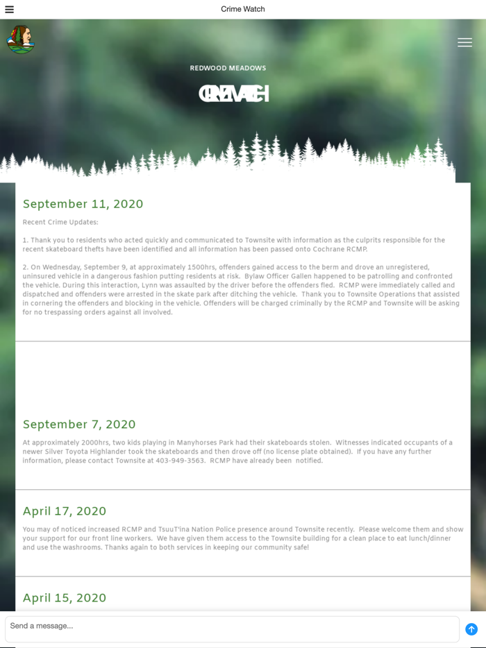 Townsite Redwood Meadows App