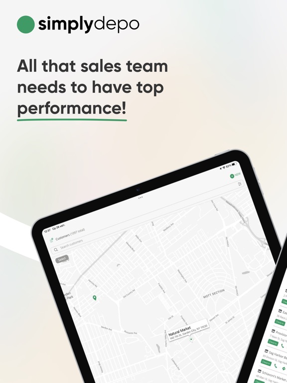 SimplyDepo iPad screenshot 1 - Business app