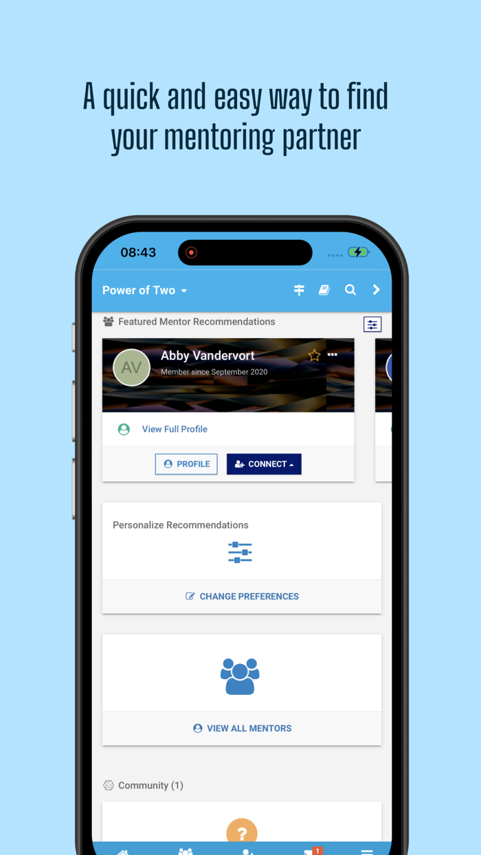 Power of Two - Mentoring