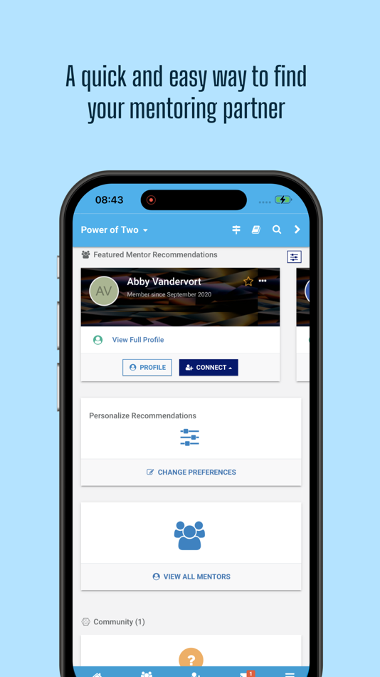 #3. Power of Two - Mentoring (iOS) By: Crohn's & Colitis Foundation, Inc