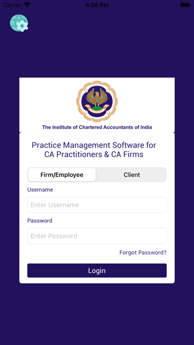 ICAI PMS Screenshot