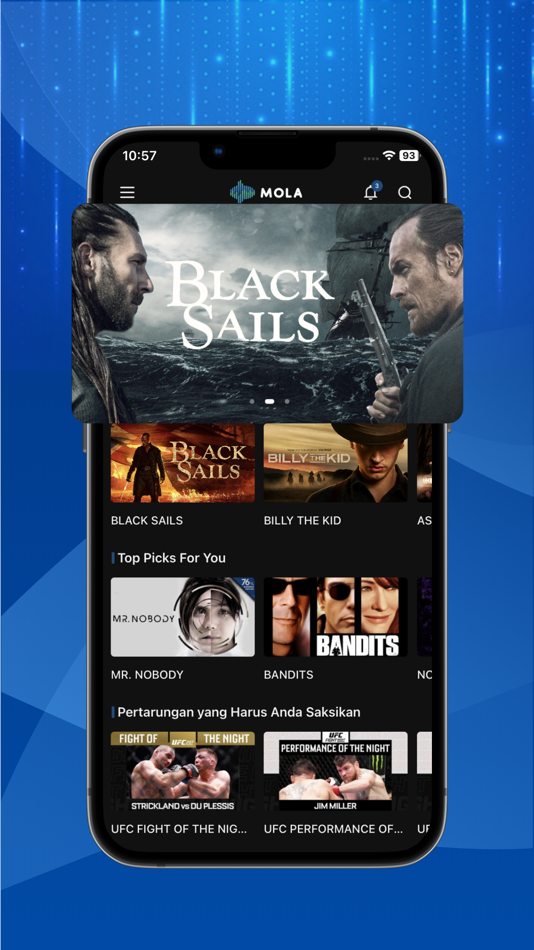 #1. MOLA (iOS) 由: PT GLOBAL MEDIA VISUAL