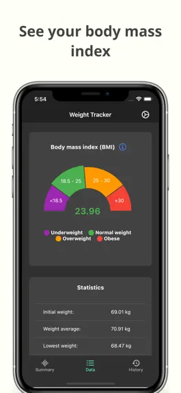 Game screenshot Weight Tracker – Fat loss hack