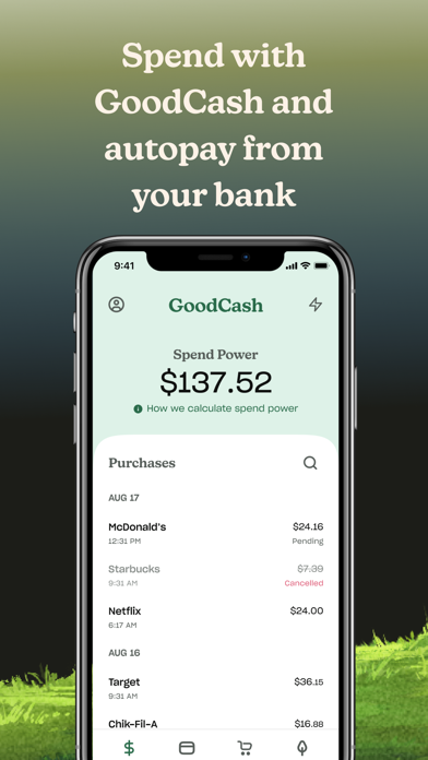 GoodCash Card Screenshot